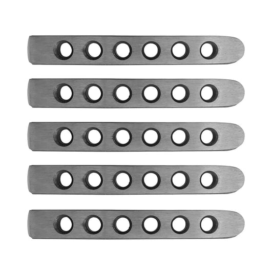 2007-18 Jeep JK 4 Door Handle Inserts | 5 Pcs | Silver