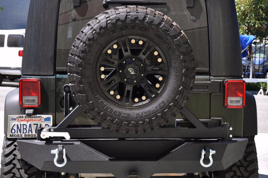 2007-18 Jeep JK Mid Width Rear Bumper & Tire Carrier | RS-1