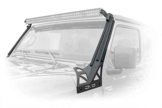 2018-2024 Jeep JL & 2020-2024 JT A-Pillar Mounted Rail System