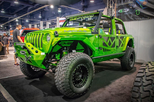 2018-2024 Jeep JL & 2020-2024 JT Front Half-Doors with Aluminum Mesh