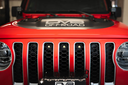 2020-2023 Jeep Gladiator JT Amber Grille Lights