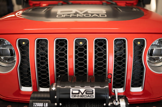 2018-2022 Jeep Wrangler JL Amber Grille Lights