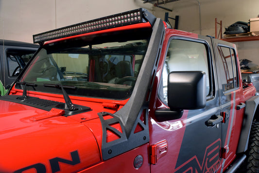 2018-23 Jeep JL & 2020-22 JT Full A-Pillar Light Mount