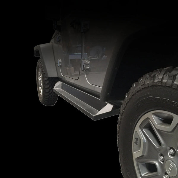 2007-18 Jeep JK 4-Door Plated Sliders