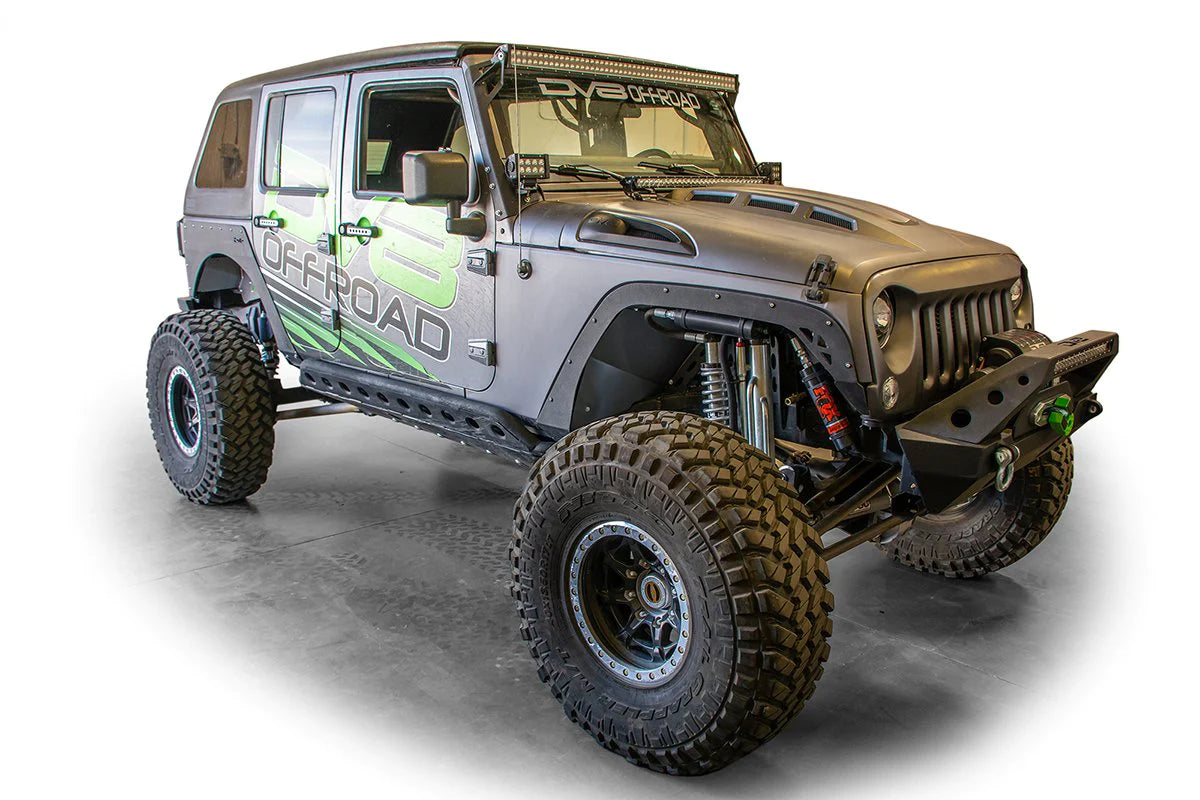 2007-18 Jeep JK Fender Flares Delete Kit | Front & Rear