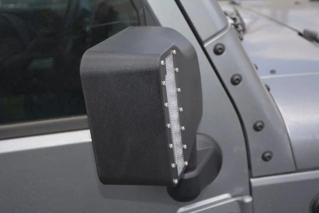 2007-18 Jeep JK LED Mirror Covers