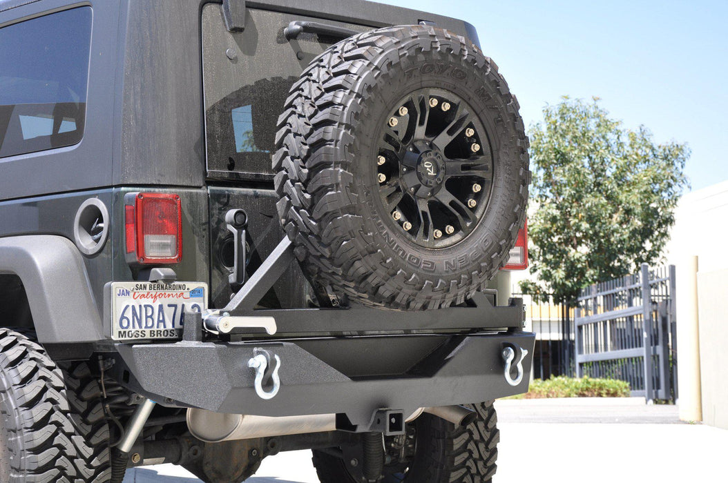 2007-18 Jeep JK Mid Width Rear Bumper & Tire Carrier | RS-1