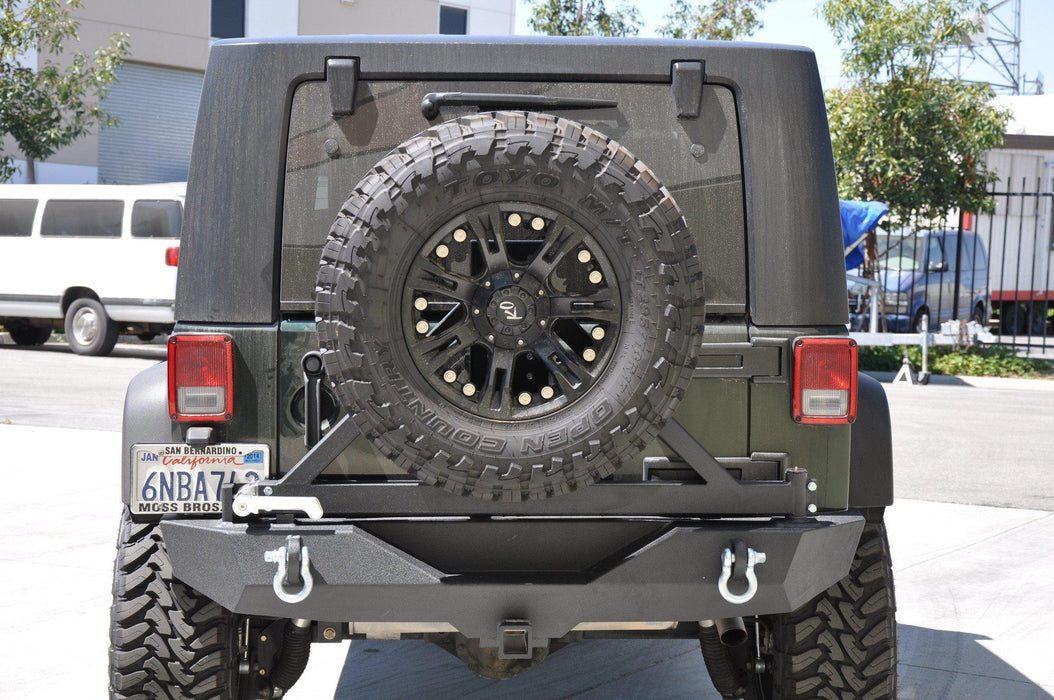 2007-18 Jeep JK Mid Width Rear Bumper & Tire Carrier | RS-1