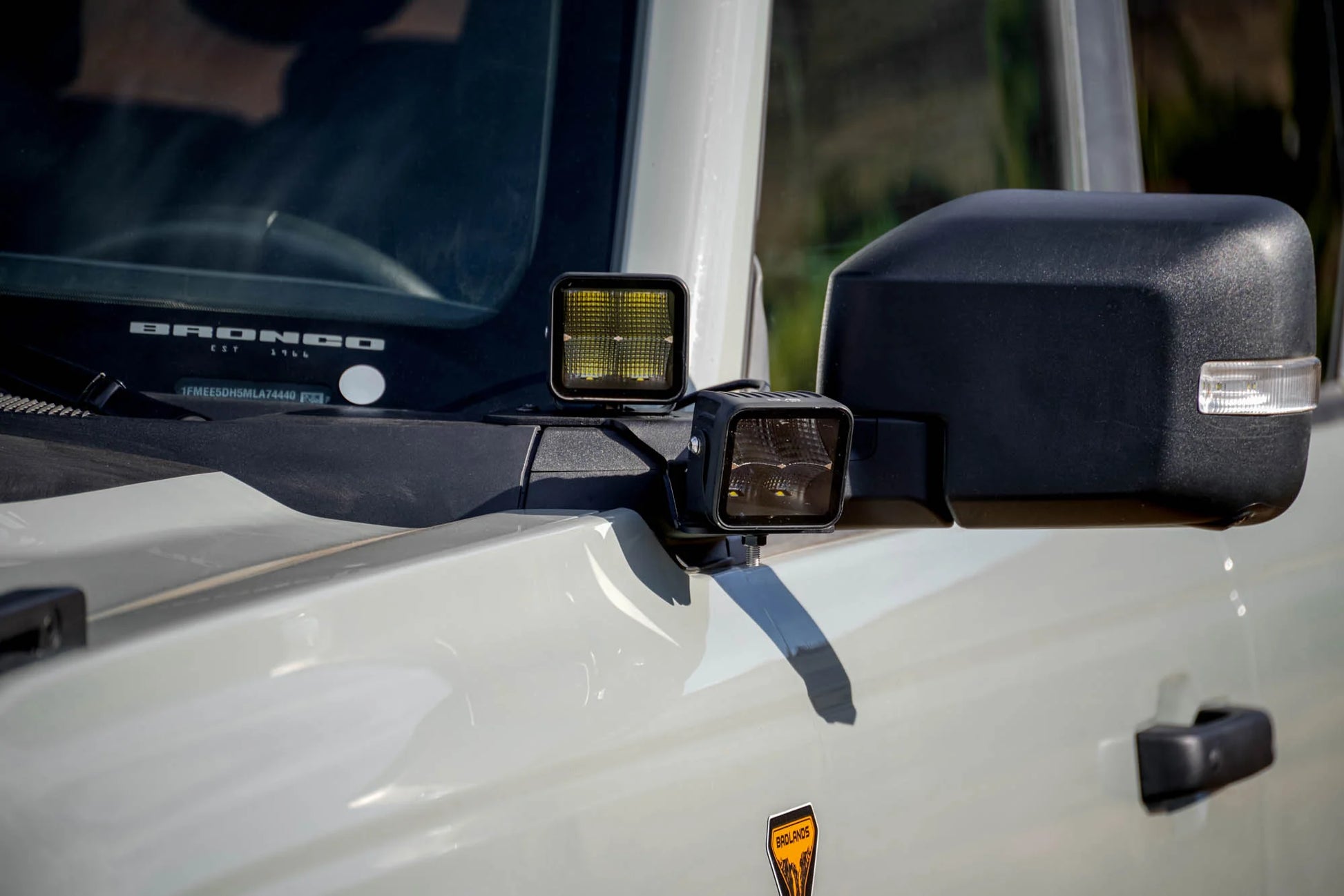 2021-2024 Ford Bronco | A-Pillar Dual Light Pod Drop Mounts