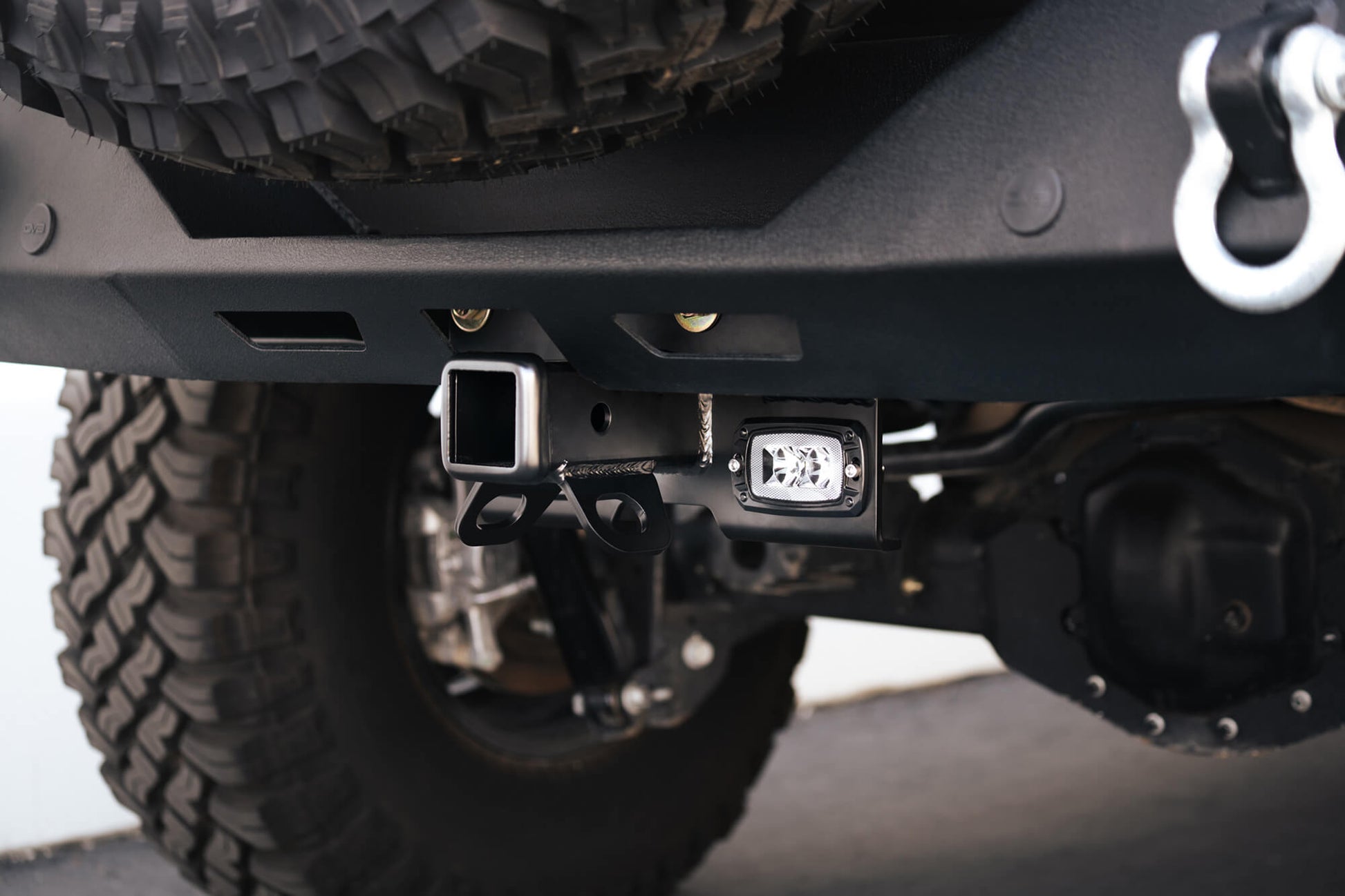 2007-2024 Jeep Wrangler (JK/JL) Bolt-on Hitch with Lights