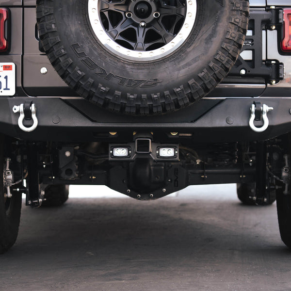 2007-2024 Jeep Wrangler (JK/JL) Bolt-on Hitch with Lights