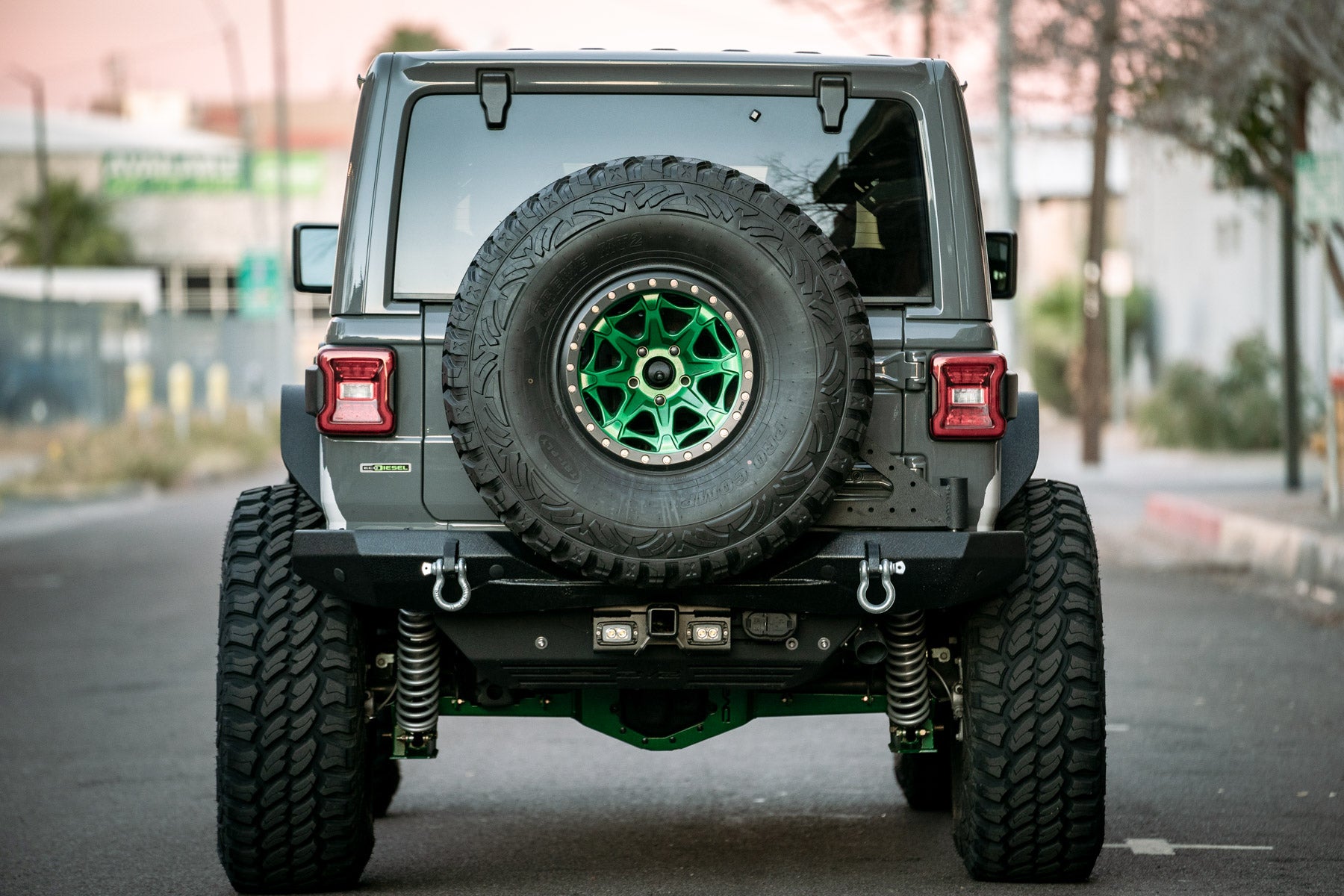 2007-2024 Jeep Wrangler (JK/JL) Bolt-on Hitch with Lights