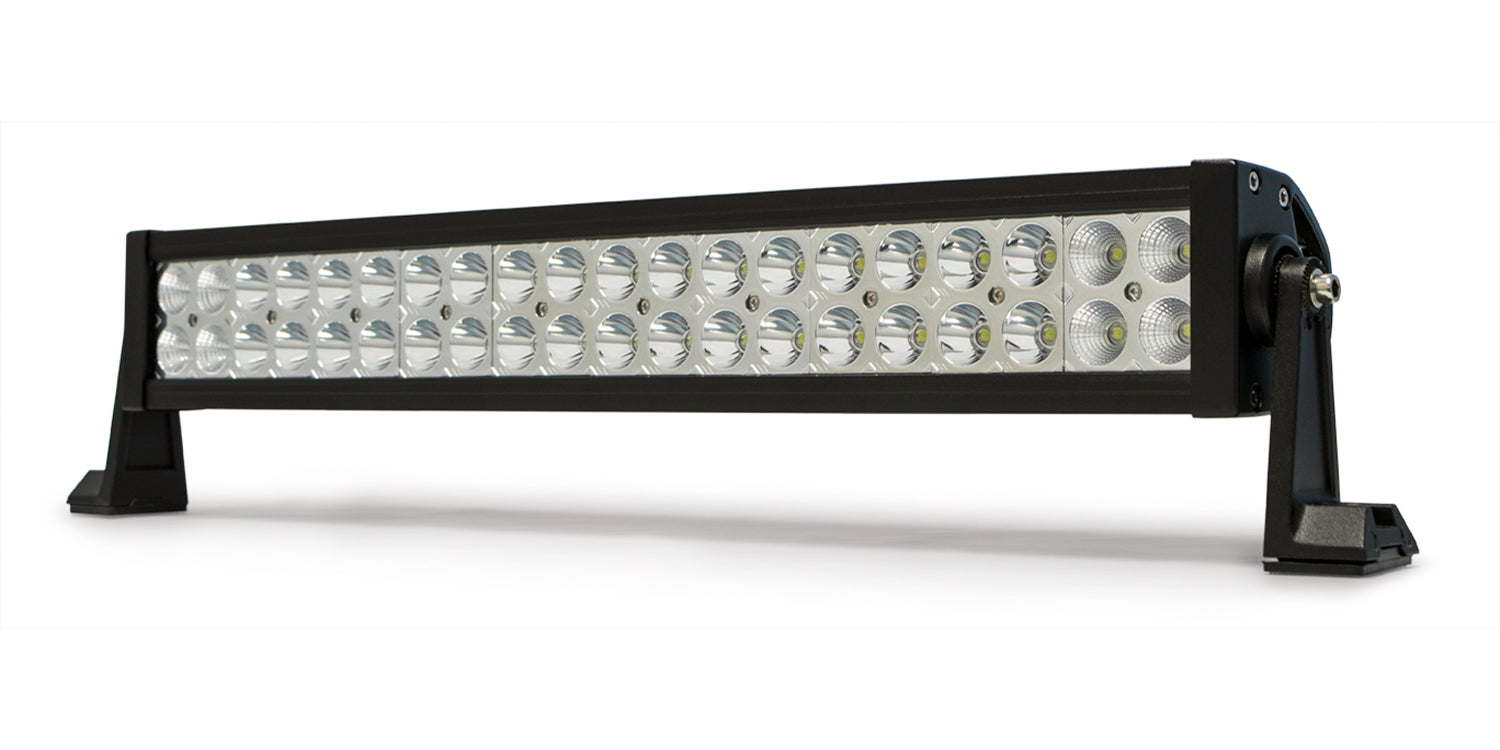 Dual Row LED Light Bar with Black Bezel