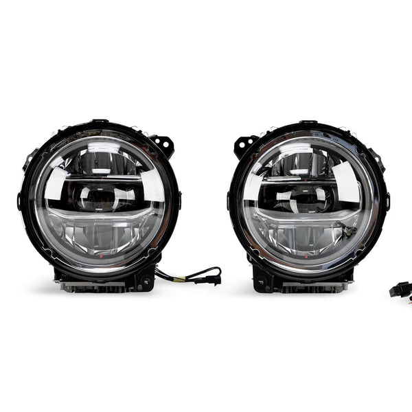 2018-24 Jeep JL & 2020-24 JT LED Headlights | Chrome