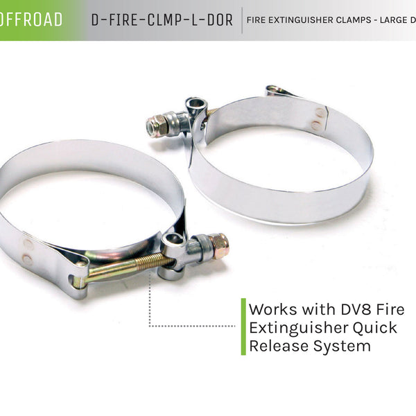 Fire Extinguisher Clamps | Large Diameter