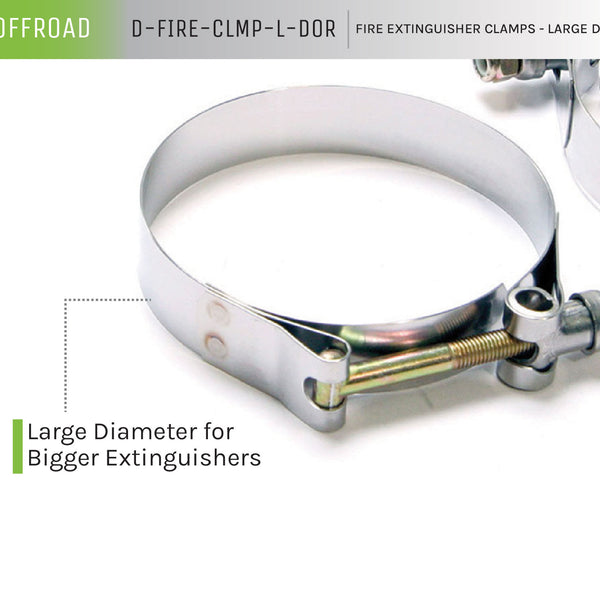 Fire Extinguisher Clamps | Large Diameter