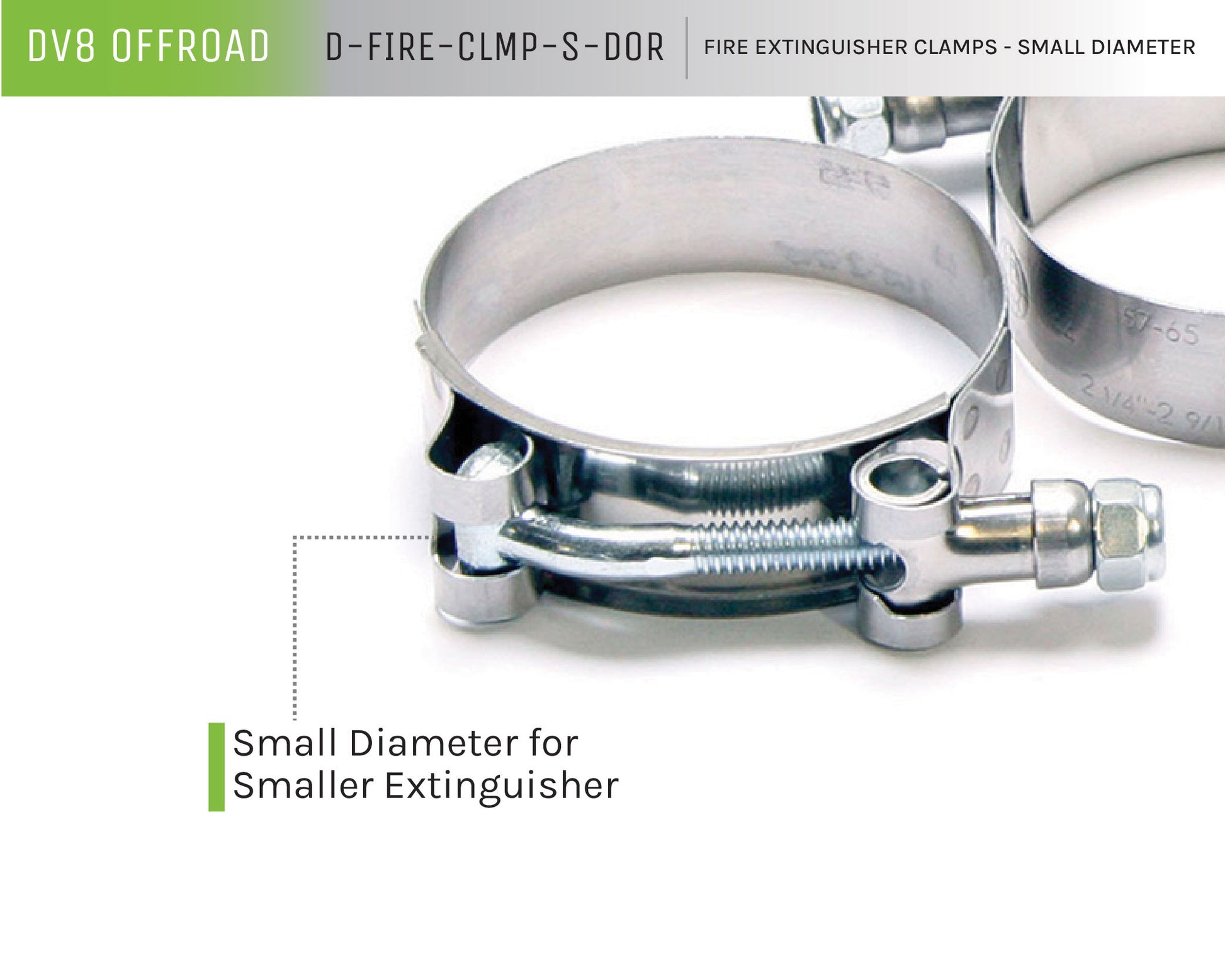 Fire Extinguisher Clamps | Small Diameter