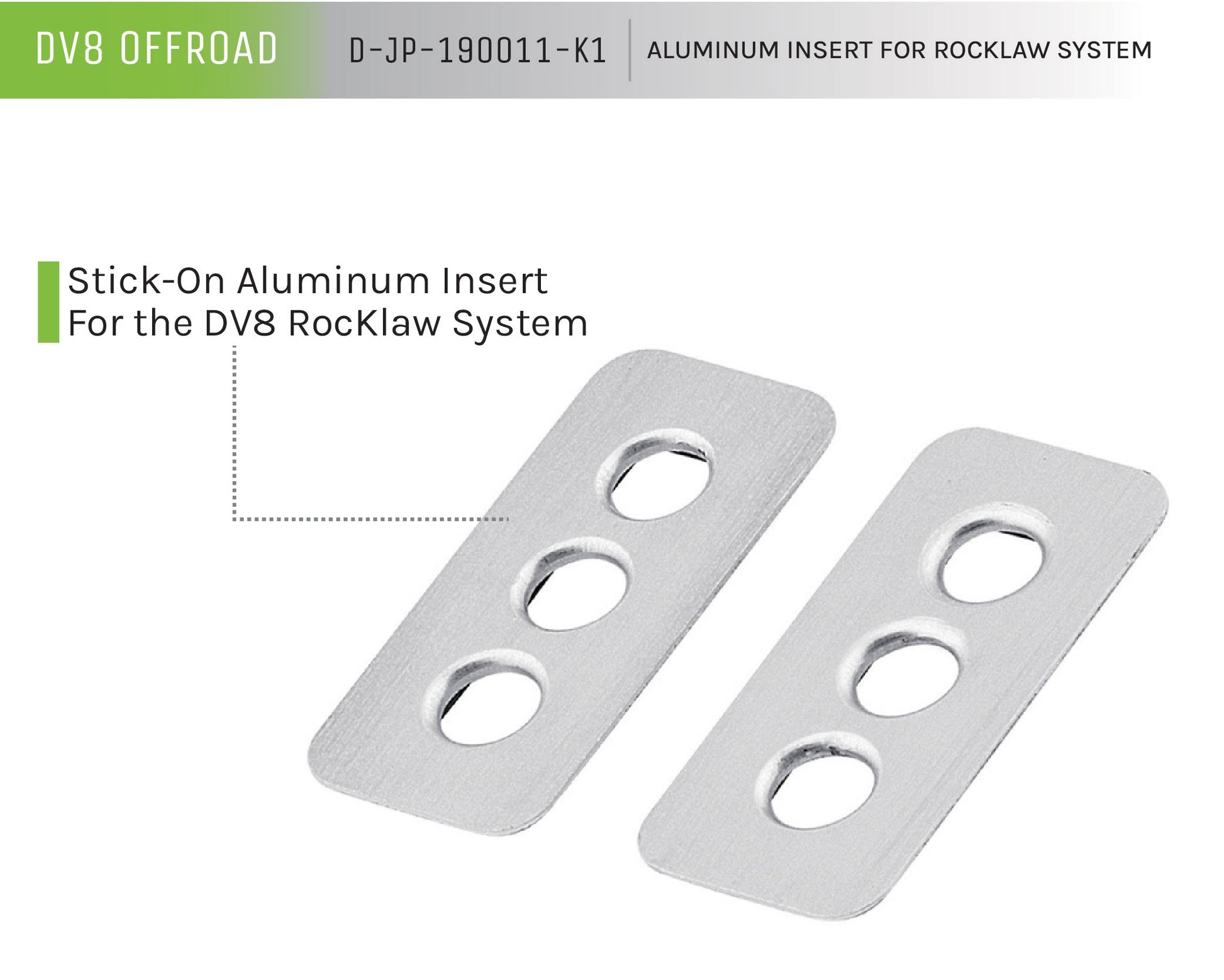 Aluminum Insert For Rocklaw System