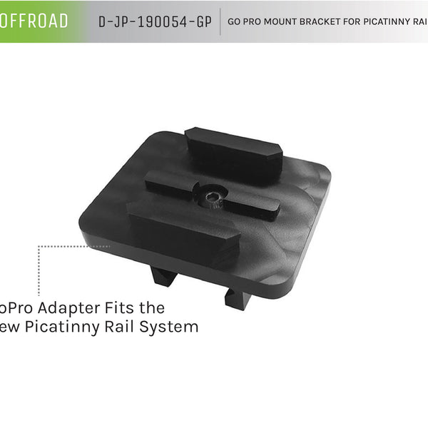 Go Pro Mount Bracket For Picatinny Rail System