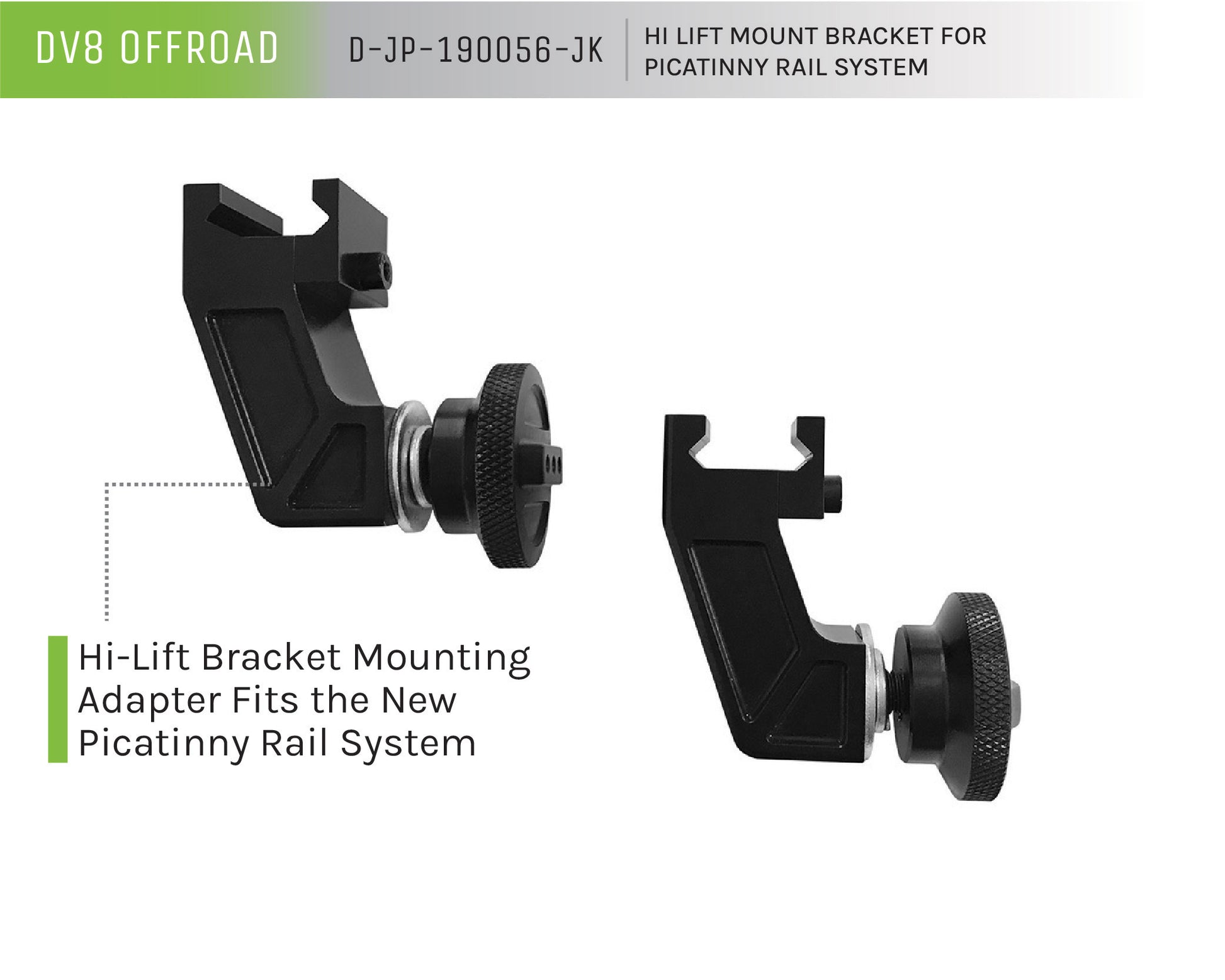 Hi Lift Mount Bracket For Picatinny Rail System - Closeout