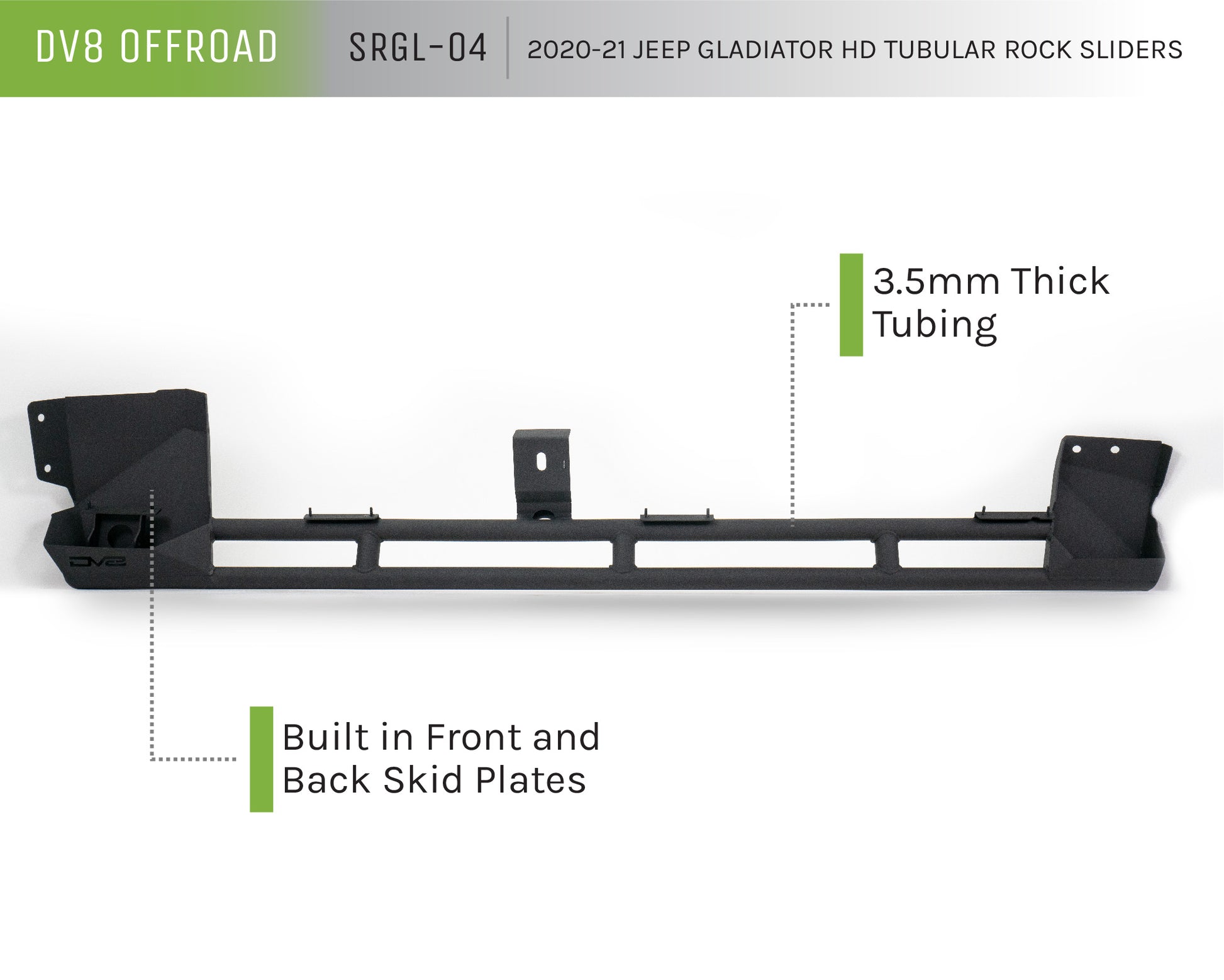 2018-22 Jeep JL 4-Door Plated Sliders With Step