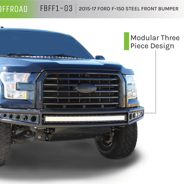 2015-17 Ford F-150 Steel Front Bumper