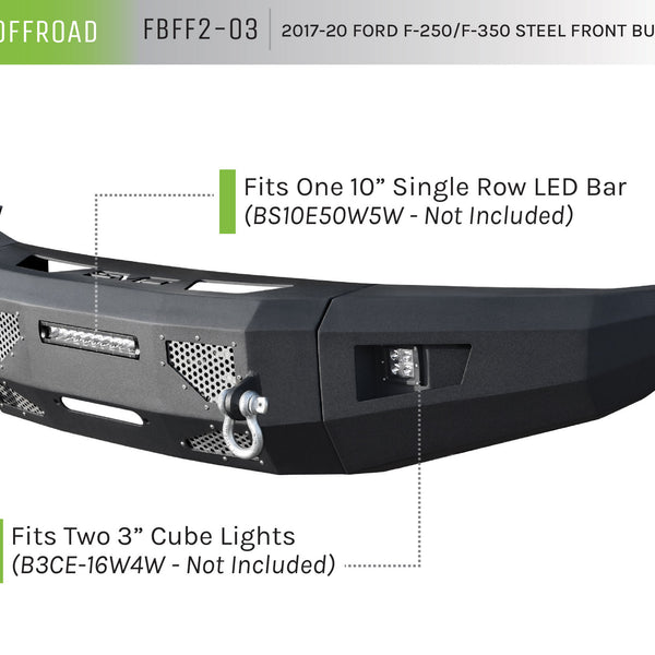 2017-20 Ford F-250 / F-350 Steel Front Bumper