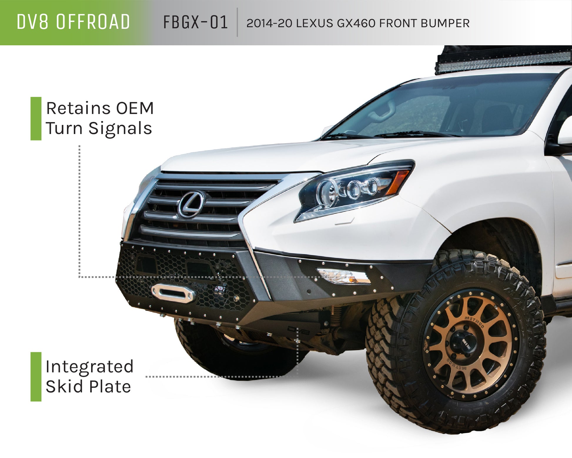 2014-21 Lexus GX 460 Front Bumper