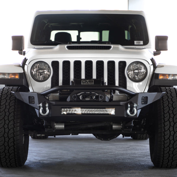 2007-2024 Jeep Wrangler JK/JL & Gladiator JT | FS-7 Mid-Width Winch Front Bumper