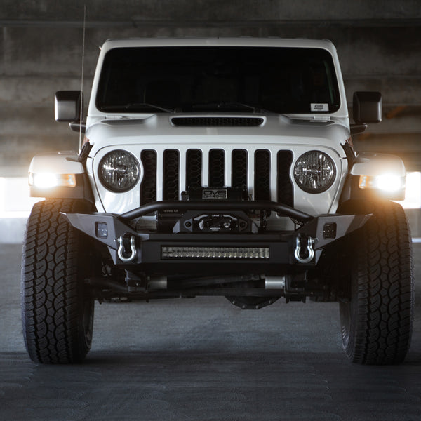 2007-2024 Jeep Wrangler JK/JL & Gladiator JT | FS-7 Mid-Width Winch Front Bumper