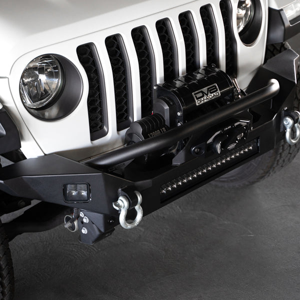 2007-2024 Jeep Wrangler JK/JL & Gladiator JT | FS-7 Mid-Width Winch Front Bumper