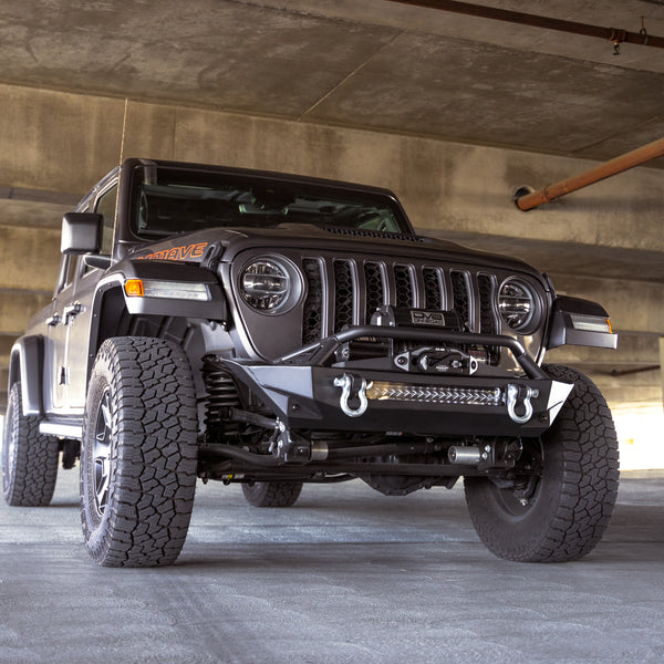 2007-2024 Jeep Wrangler JK/JL & Gladiator JT | FS-1 Series Stubby Front Bumper