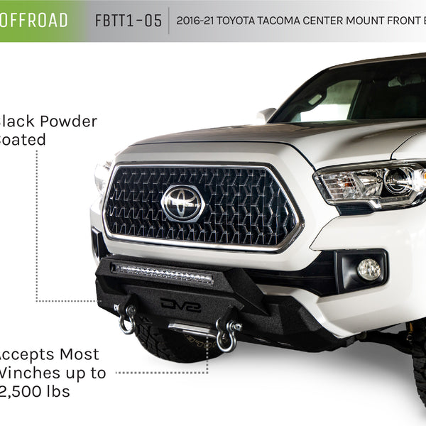 2016-22 Toyota Tacoma Center Mount Front Bumper