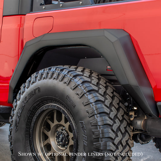 2020-22 Jeep Gladiator JT Armor Fender Flares | Front & Rear