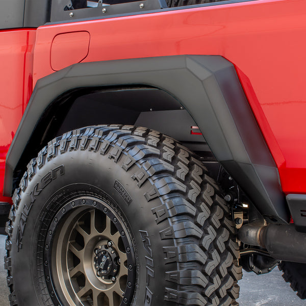 2020-22 Jeep Gladiator JT Armor Fender Flares | Front & Rear
