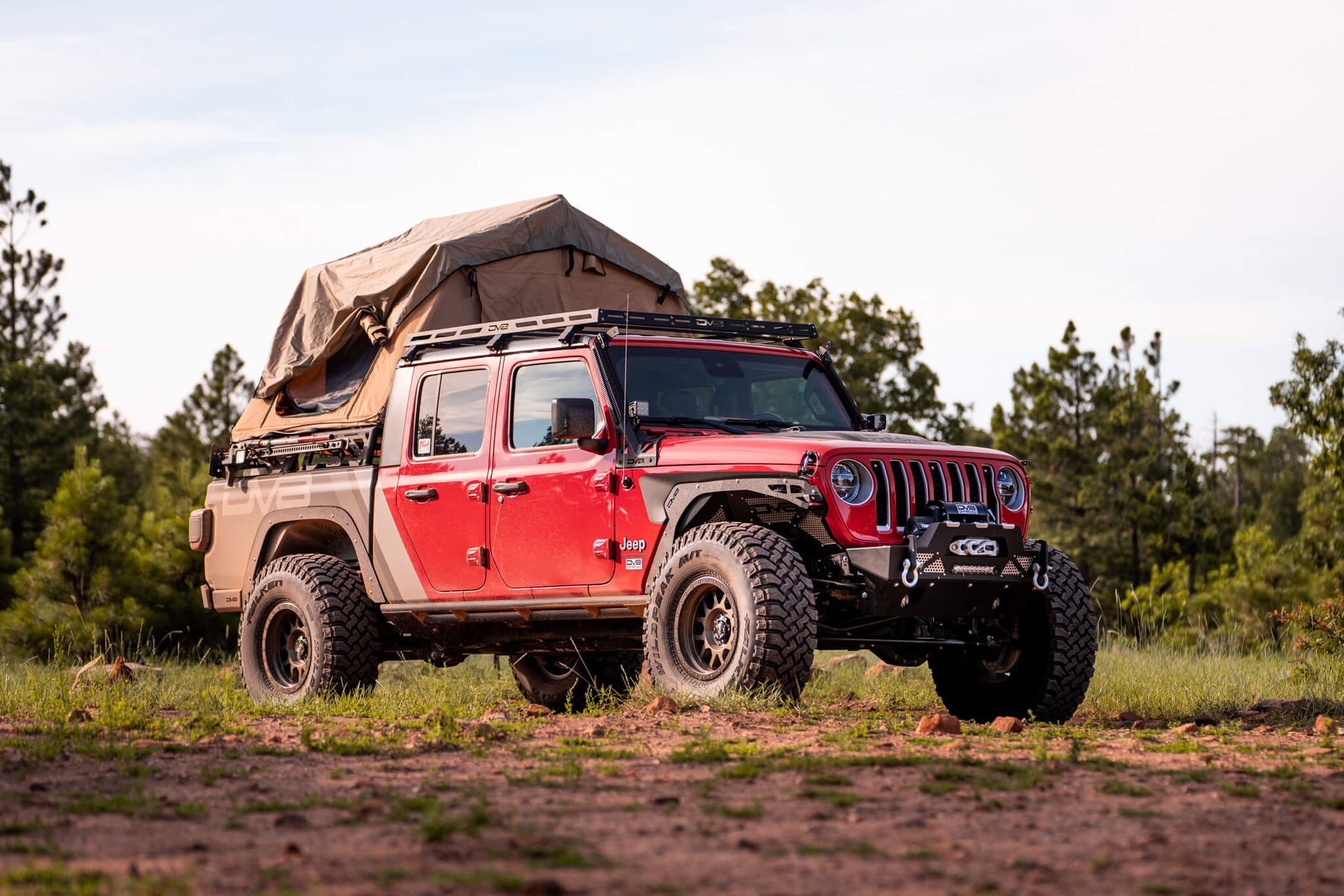 2020-22 Jeep Gladiator Fender Flare Delete Kit | Front & Rear