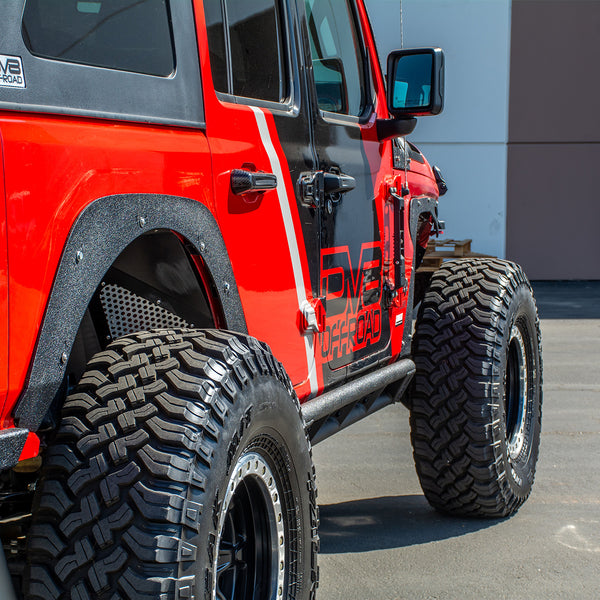 2018-22 Jeep JL Fender Flares Delete Kit | Front & Rear