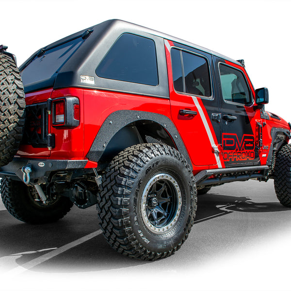 2018-22 Jeep JL Fender Flares Delete Kit | Front & Rear