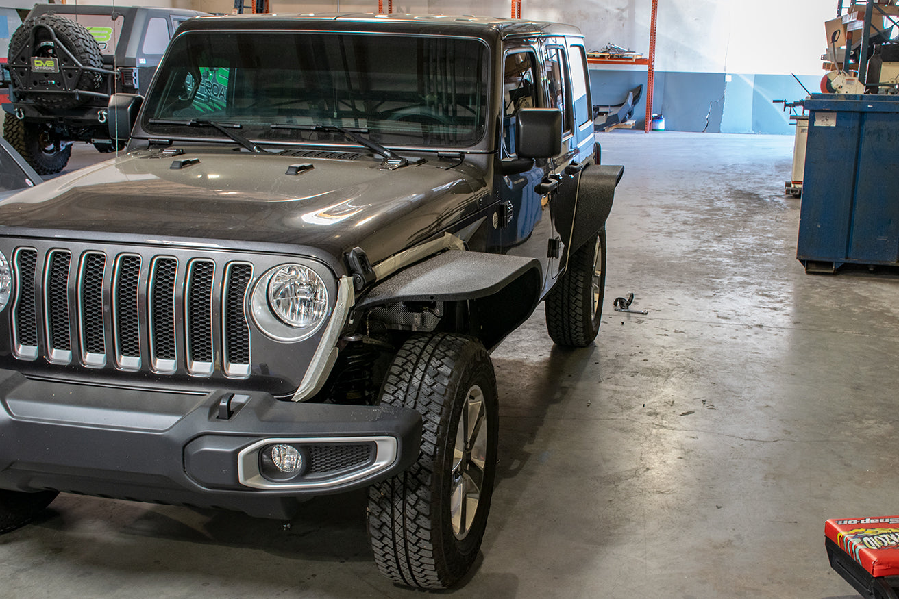 2018-22 Jeep JL Wide Fender Flares | Front & Rear