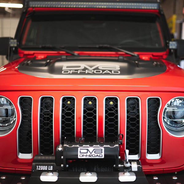 2020-2023 Jeep Gladiator JT Amber Grille Lights