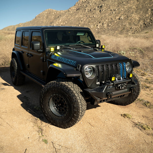 2021-2024 Jeep Wrangler JL 4xe | Dual Light Pod Mounts