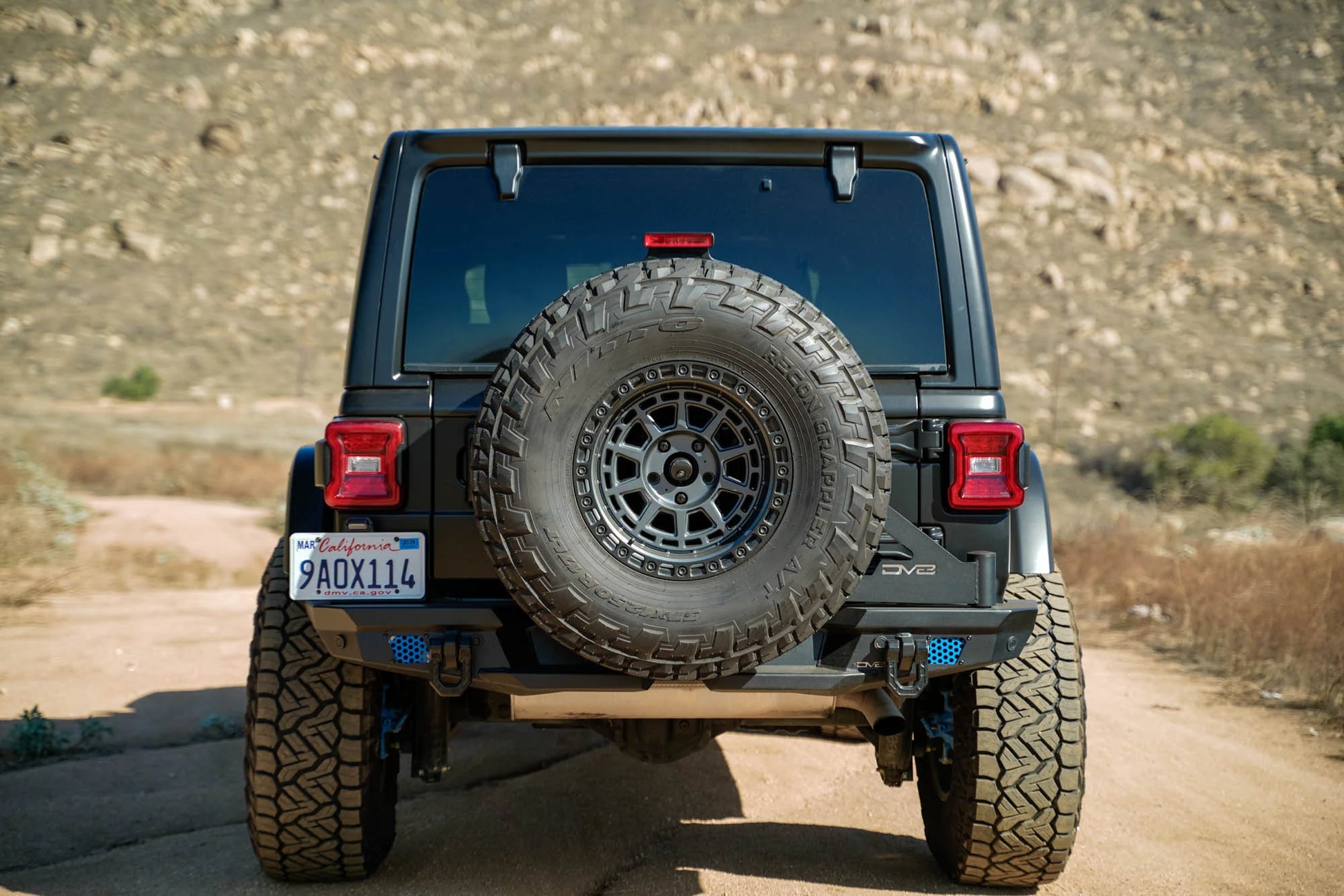 Jeep Wrangler JL | MTO Series Bumper Spare Tire Swing Gate