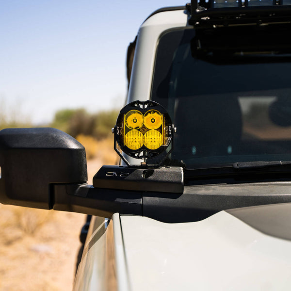 2021-22 Ford Bronco | A-Pillar Pod Light Mounts 