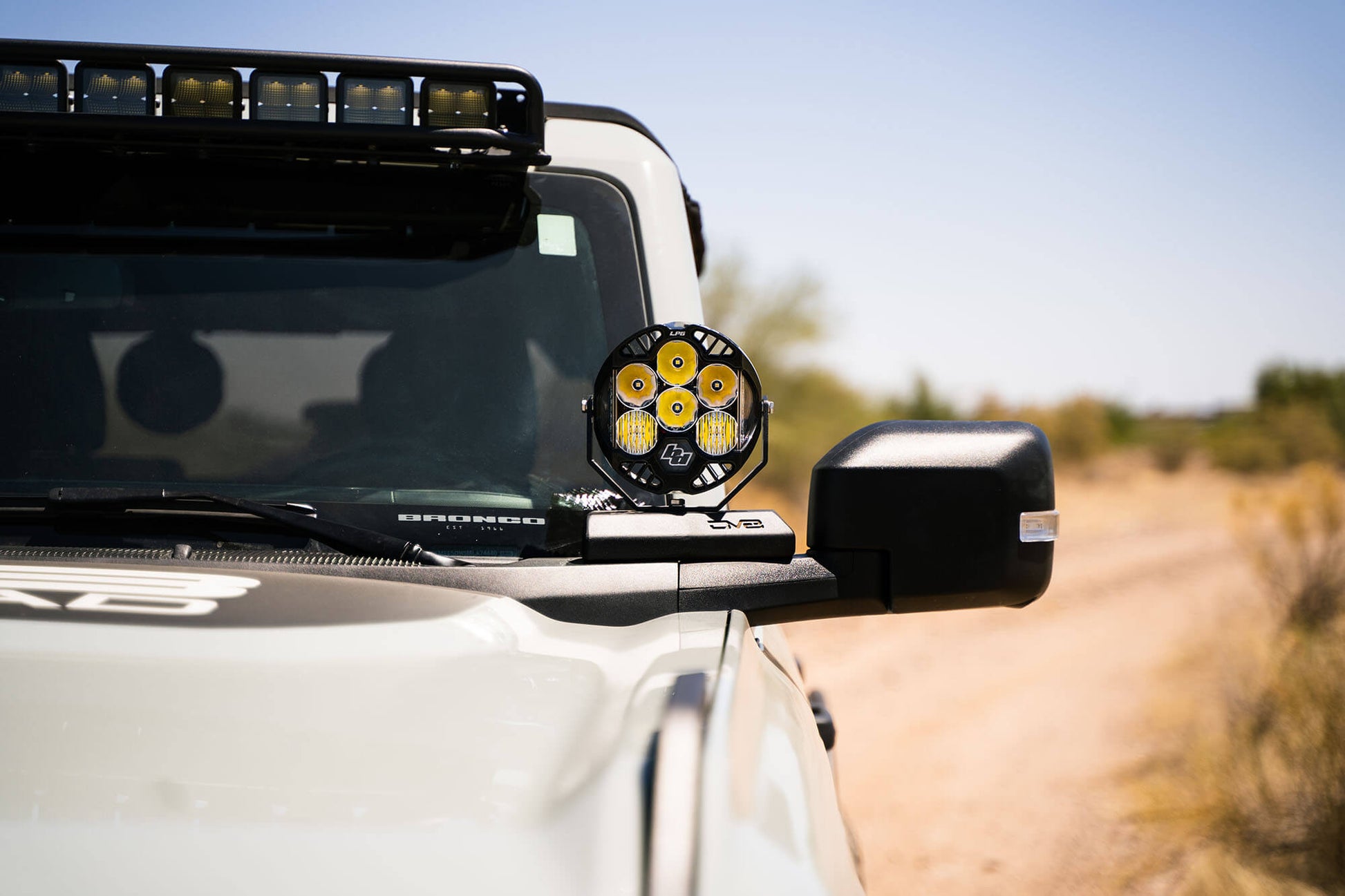 2021-22 Ford Bronco | A-Pillar Pod Light Mounts 