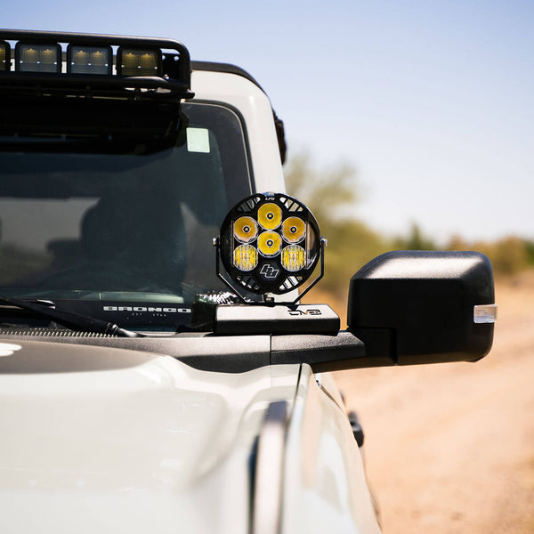 2021-22 Ford Bronco | A-Pillar Pod Light Mounts 