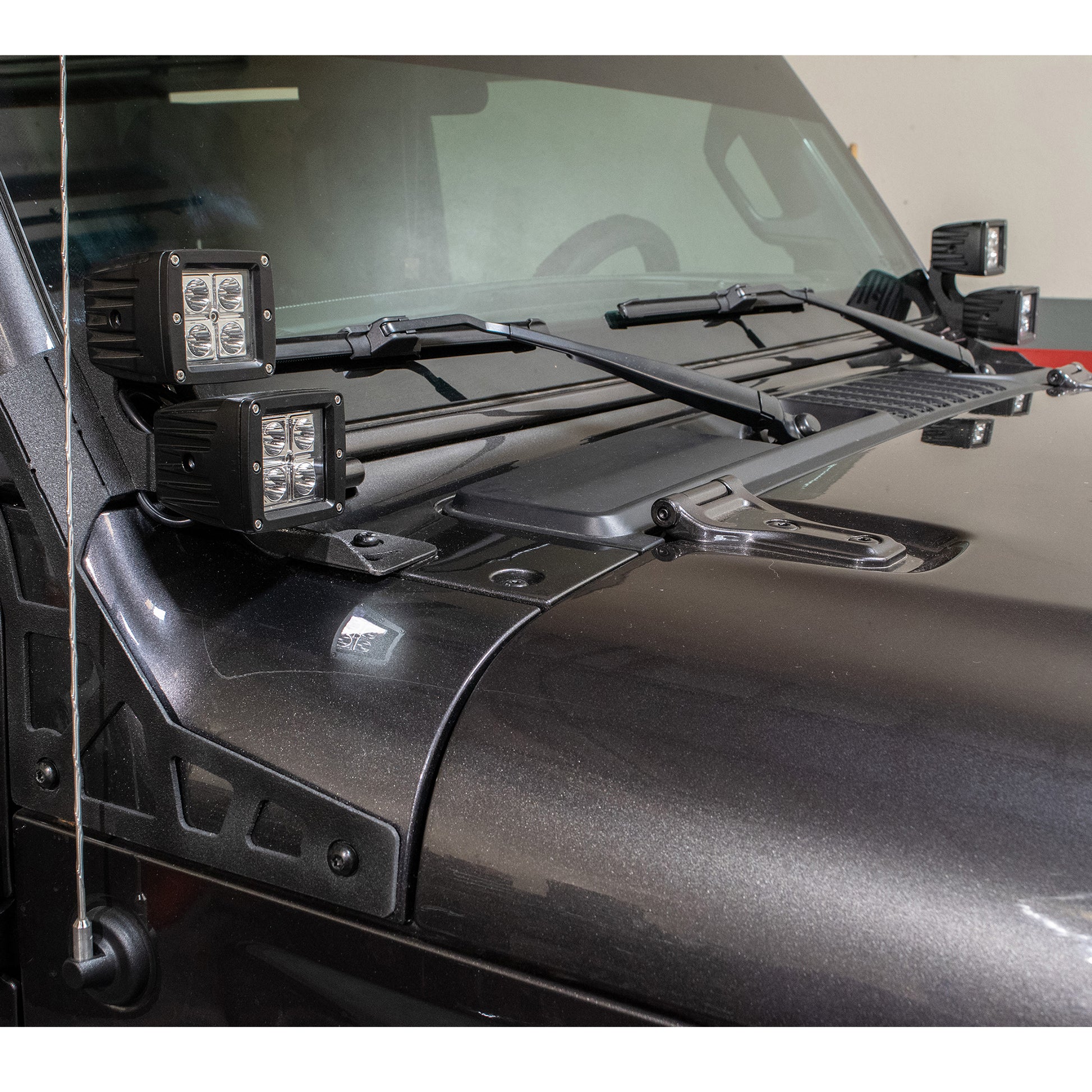 2018-22 Jeep JL & 2020-22 JT Lower A-Pillar Light Mount