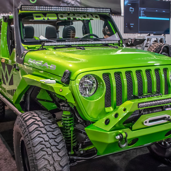 2018-22 Jeep JL & 2020-22 JT Over Hood Light Bar Mount