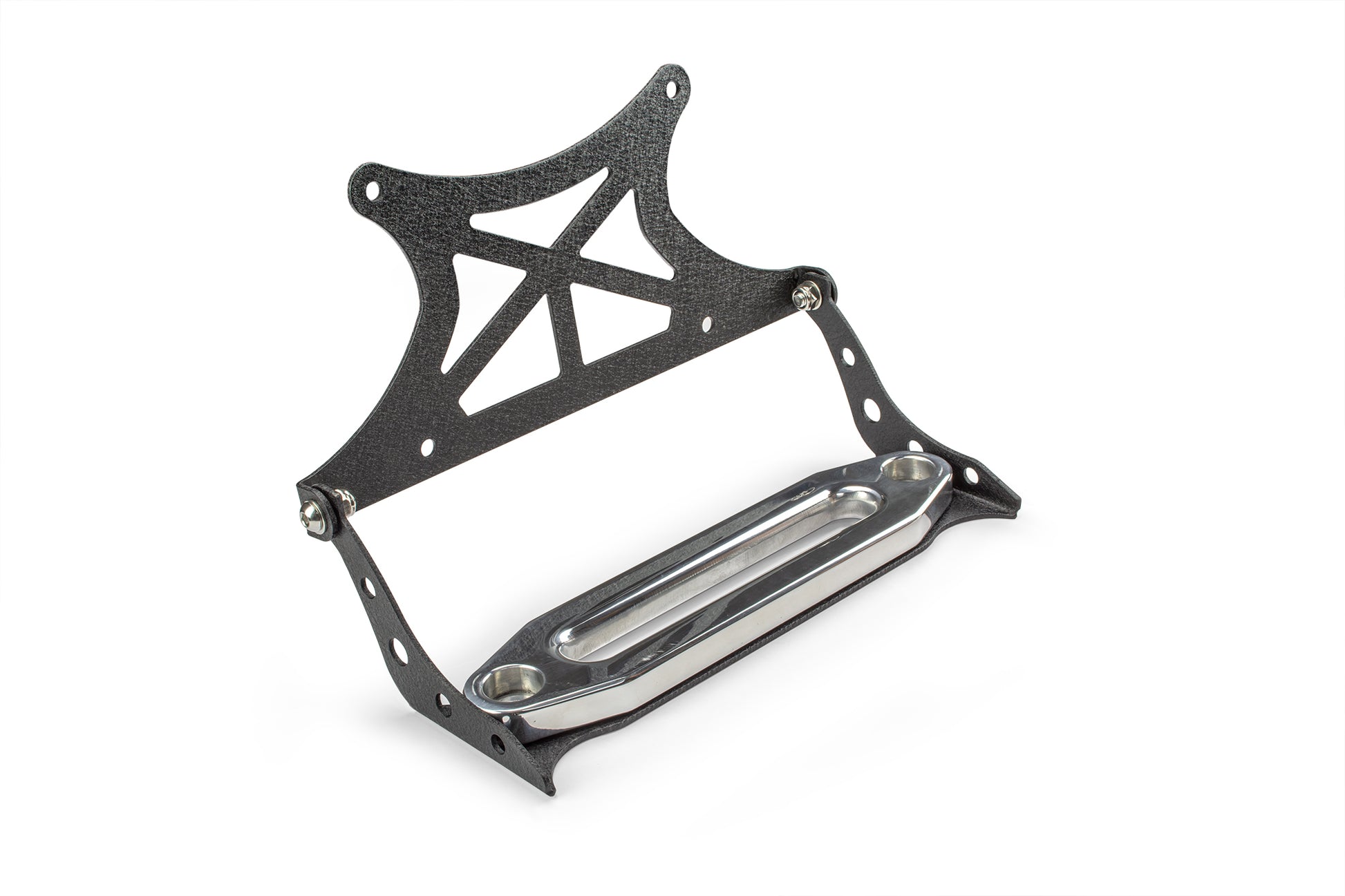 Flip Up License Plate Relocation Bracket | Fairlead Mounted