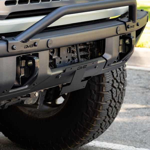 2021-22 Ford Bronco | Factory Front Bumper License Relocation Bracket | center