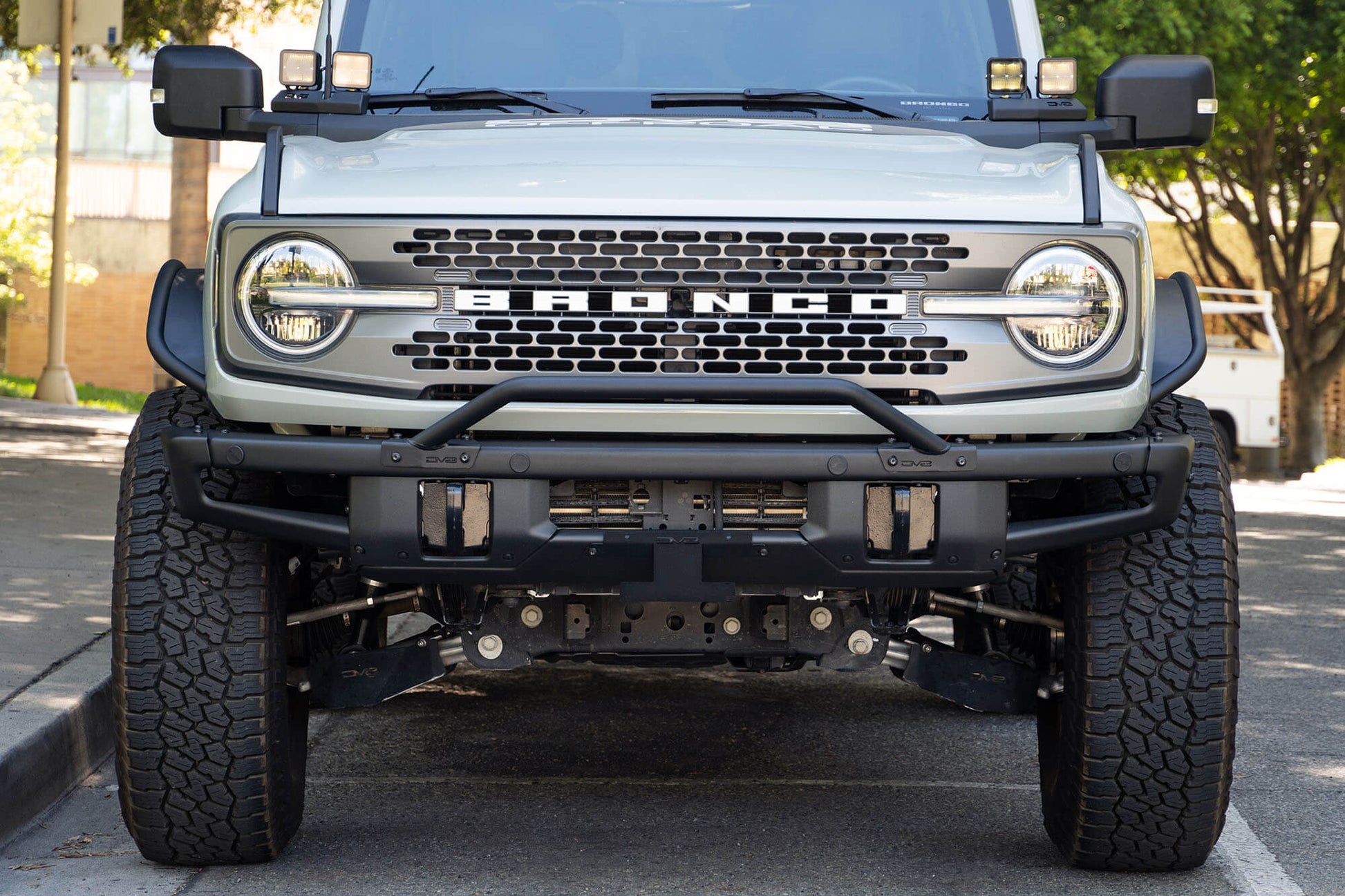 2021-22 Ford Bronco | Factory Front Bumper License Relocation Bracket | center